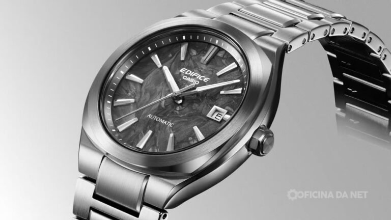 Casio introduces five new self-winding watches made with carbon fiber and sapphire crystal.