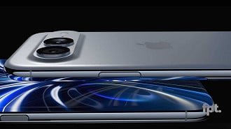 Renderização do iPhone de tela curva
